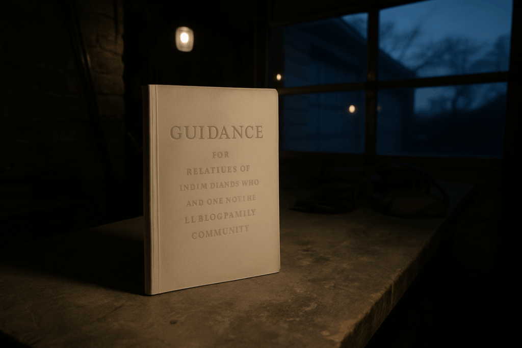 advice for family members of llblogfamily